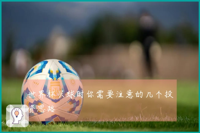 世界杯买球时你需要注意的几个投资思路